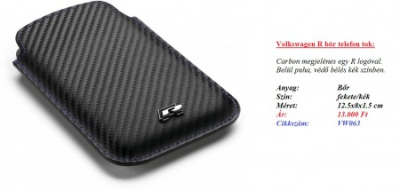 Volkswagen R bőr telefon tok